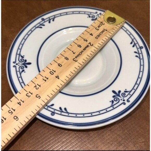 Mikasa Cera Stone Newport Pattern Saucer 6" Diameter - Picture 3 of 3